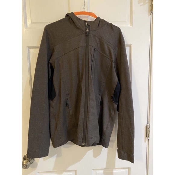 Lululemon Other - Lululemon Full Zip Hooded Contender Jacket Men’s Medium Heathered Charcoal
